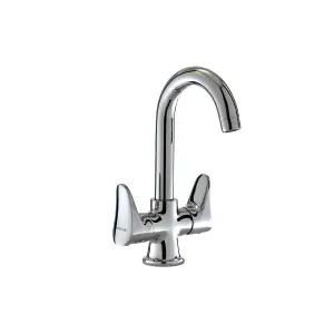 14018_Centre-Hole-Basin-Mixer-(With-a-Pair-of-450mm-Braided-Hose) 14018_Centre-Hole-Basin-Mixer-(With-a-Pair-of-450mm-Braided-Hose)